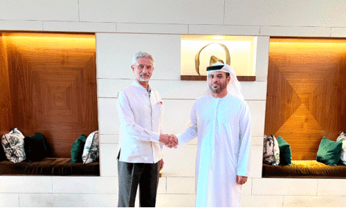 UAE Mission Receives Indian Foreign Minister S Jaishankar