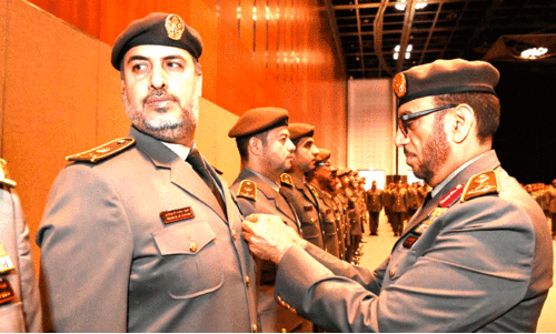 Medals and badges were awarded to the best employees