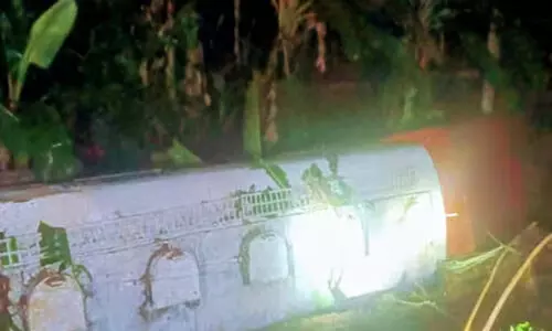 fuel tanker Overturned