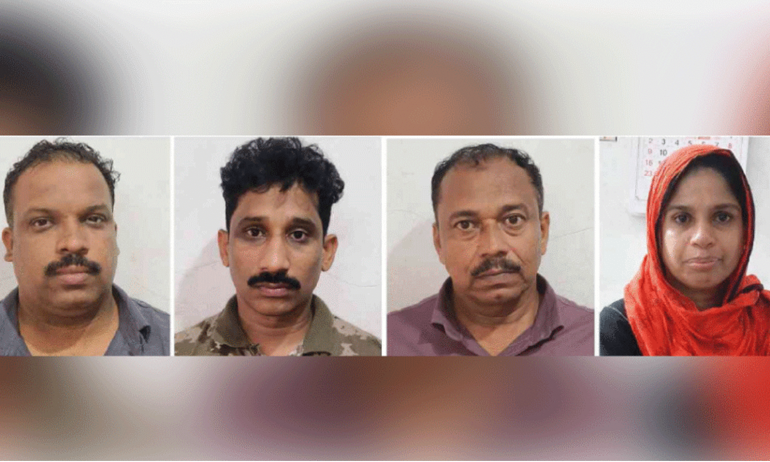 പി​ടി​യി​ലാ​യ റ​സാ​ഖ്, റ​ഫീ​ഖ്, മു​ഹ​മ്മ​ദ് റാ​ഫി, റ​ഹി​യാ​ന​ത്ത്