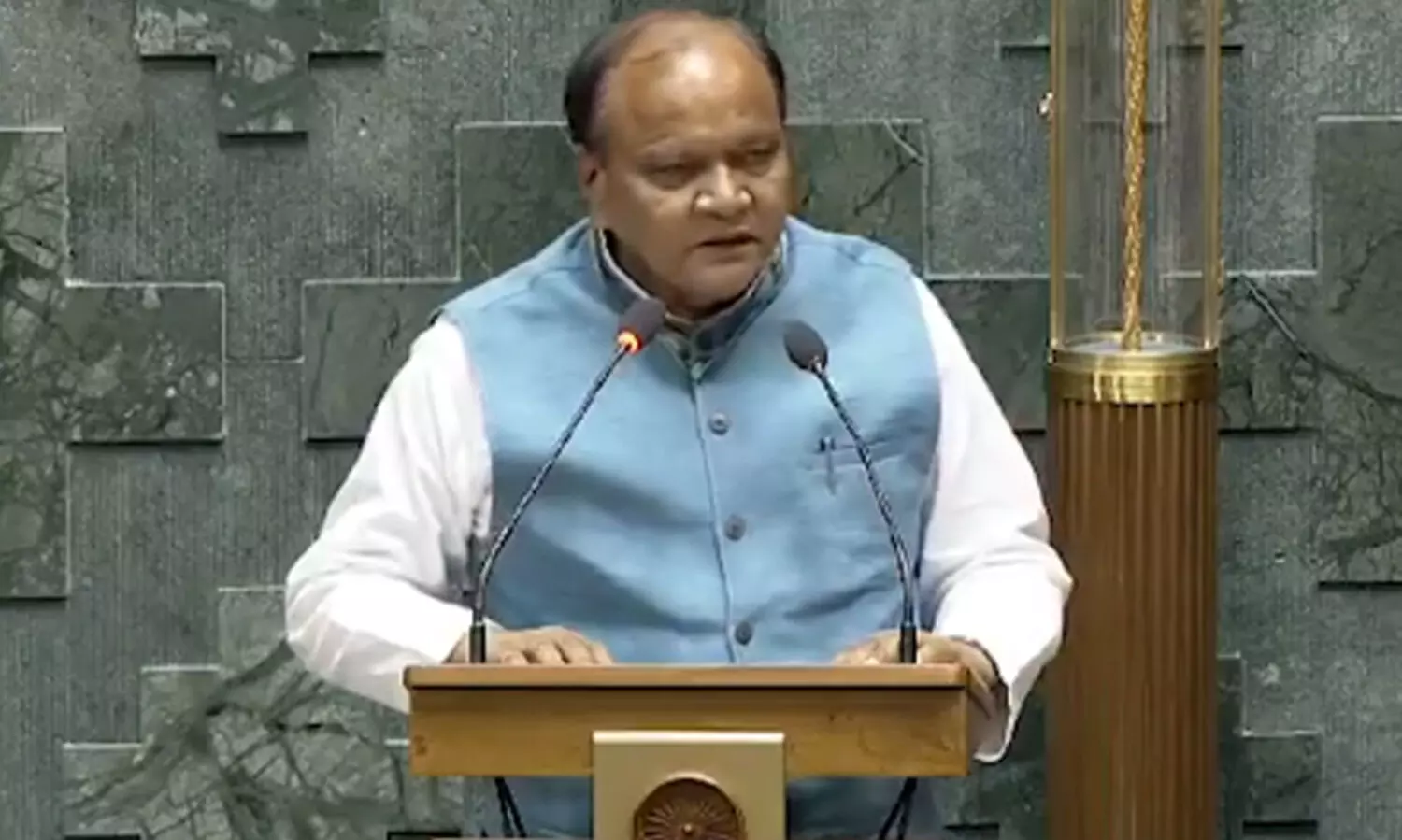 ‘ജയ് ഹിന്ദു രാഷ്ട്ര’ മുദ്രാവാക്യം വിളിച്ച് ബി.ജെ.പി എം.പി; പ്രതിഷേധവുമായി പ്രതിപക്ഷാംഗങ്ങൾ VIDEO