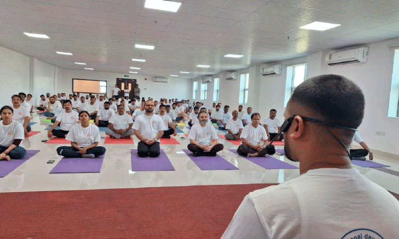 ഐ.​സി.​ആ​ർ.​എ​ഫ് അ​ന്താ​രാ​ഷ്ട്ര യോ​ഗ ദി​നം ആ​ച​രി​ച്ചു