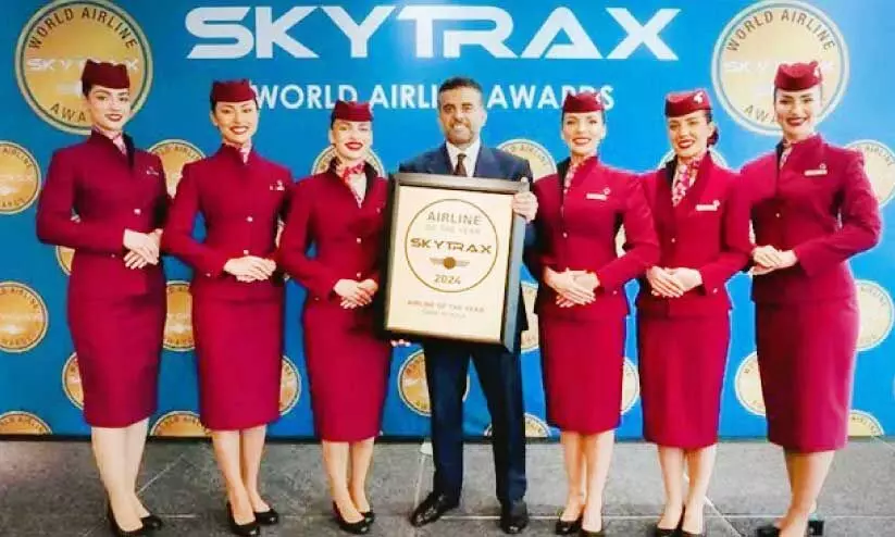 qatar airways with Skytrax Award qatar airways with Skytrax Award