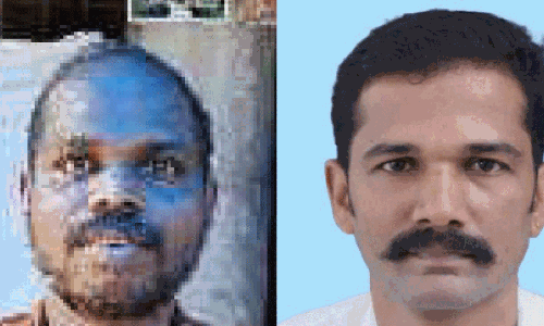 പ്ര​തി ഗി​രീ​ഷ്, മ​രി​ച്ച പ്ര​ദീ​പ്