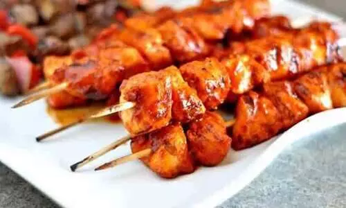 Chicken kebabs