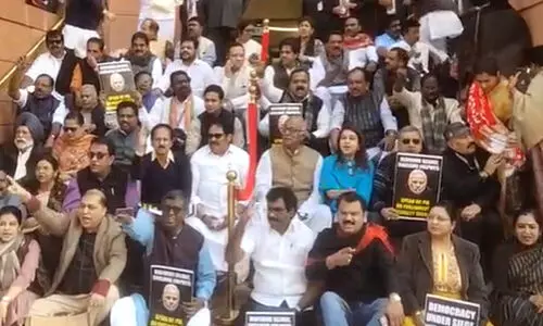 മുൻ സ്പീക്കർ ഓം ബിർള സസ്​പെൻഡ് ചെയ്ത 100 പേരിൽ 58 എം.പിമാരും ലോക്സഭയിൽ, മൂന്ന് പേർ മന്ത്രിമാർ