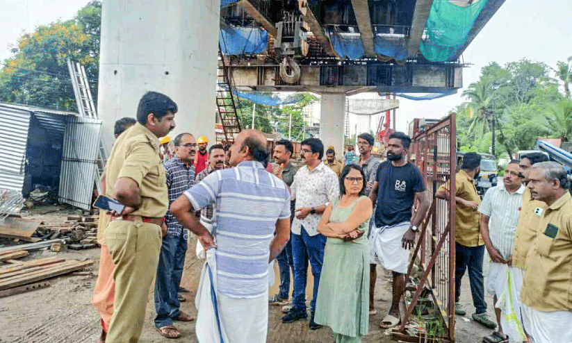 Arur-Thuravur elevated road construction