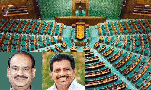 ഓം ​ബി​ർ​ല​, കൊ​ടി​ക്കു​ന്നി​ൽ സു​രേ​ഷ്