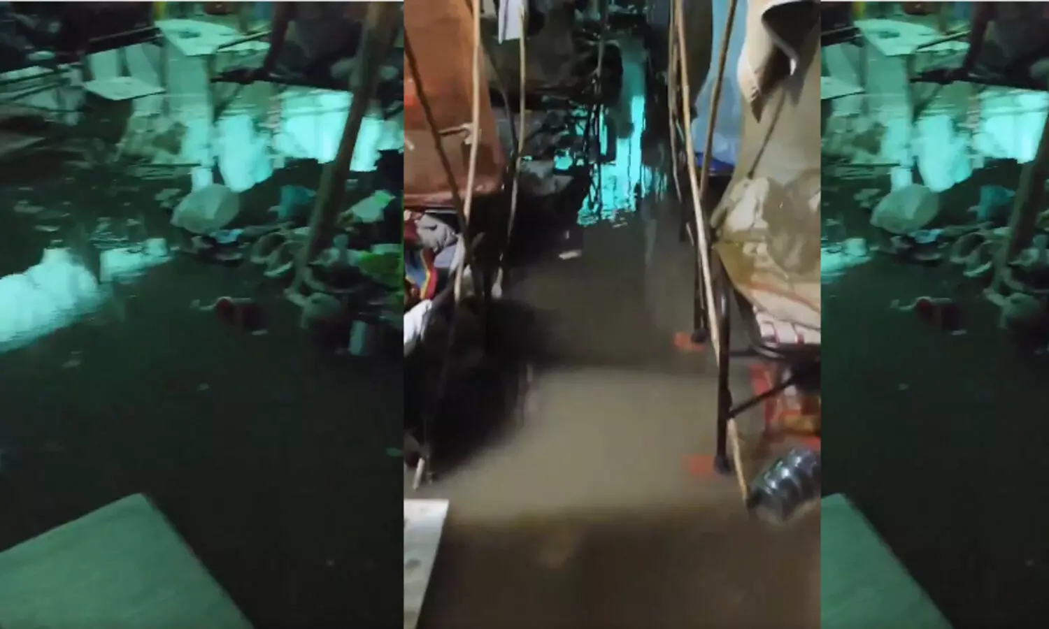 രാമക്ഷേത്ര സുരക്ഷക്കുള്ള ജവാന്മാരുടെ ക്യാമ്പുകളിൽ വെള്ളം കയറി​; അയോധ്യയിലും പരിസരത്തും വെള്ളപ്പൊക്കം