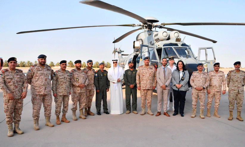 handover ceremony of helicopters