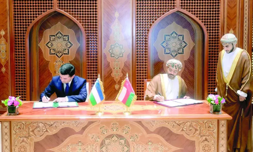 വിസ ഒഴിവാക്കാൻ ഒമാനും ഉസ്ബകിസ്താനും ധാരണ വിസ ഒഴിവാക്കാൻ ഒമാനും ഉസ്ബകിസ്താനും ധാരണ