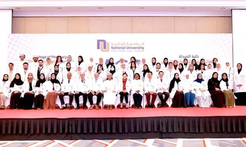 നാ​ഷ​ന​ൽ യൂ​നി​വേ​ഴ്സി​റ്റി കോ​ള​ജ് ഓ​ഫ് ഫാ​ർ​മ​സി​യി​ൽ ‘വൈ​റ്റ് കോ​ട്ട്​ സെ​റി​മ​ണി’