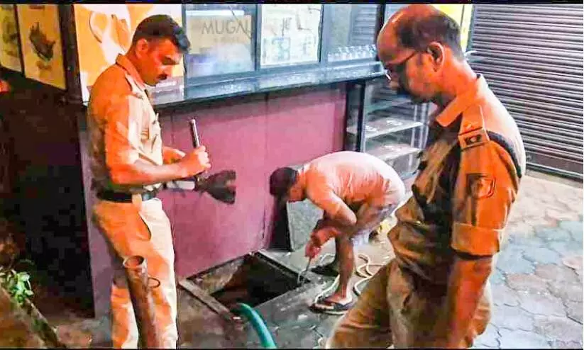 waste water to drain