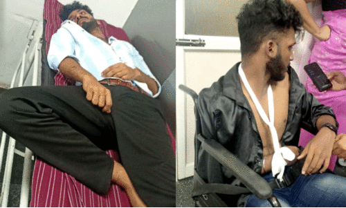 പ​രി​ക്കേ​റ്റ അ​നുവും ആ​ദ​ര്‍ശും