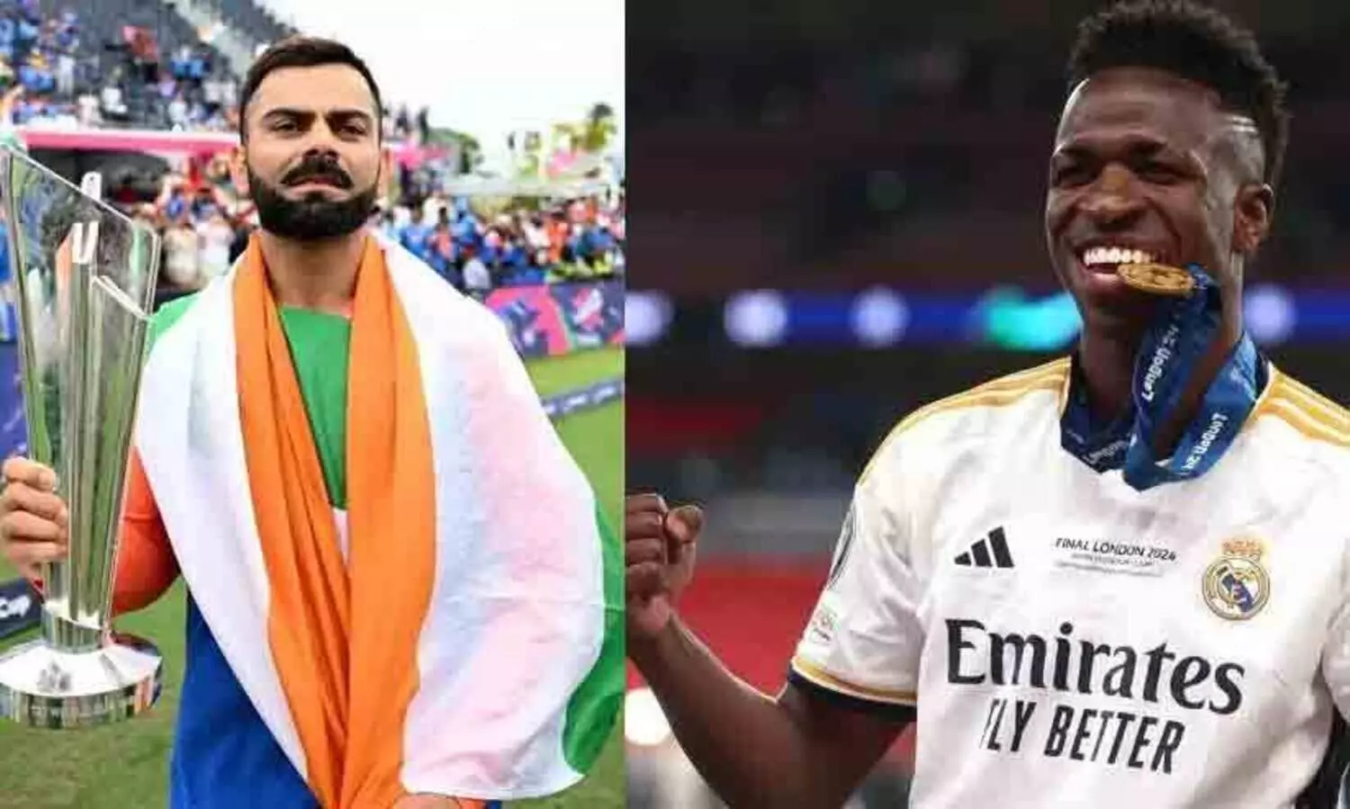 ലോകകപ്പ് വിജയത്തിൽ ഇന്ത്യയെ പ്രശംസിച്ച് വിനീഷ്യസ് ജൂനിയർ; പ്രതികരണം കോഹ്‌ലിയുടെ പോസ്റ്റിന് താഴെ