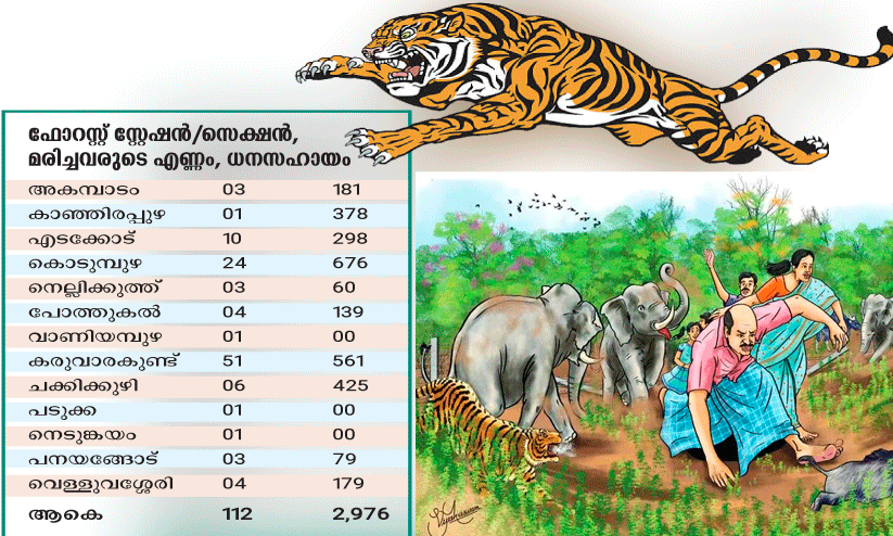 Wild animal attack Wild animal attack