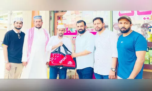 മ​നാ​മ തീ​പി​ടി​ത്തം: ഇ​ര​ക​ൾ​ക്ക് സ്നേ​ഹ​സ​മ്മാ​നം ന​ൽ​കി എ​സ്.​കെ.​എ​സ്.​എ​സ്.​എ​ഫ്