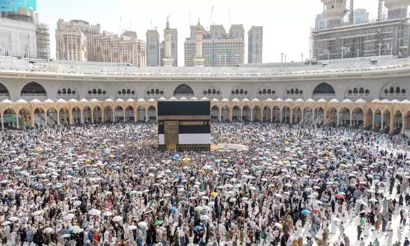 Pilgrims in Makkah