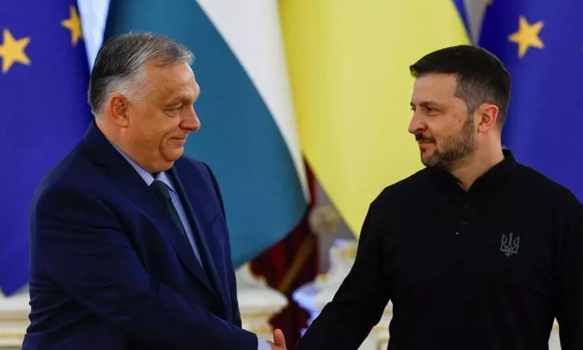 ഹംഗറി പ്രധാനമന്ത്രി യുക്രെയ്നിൽ ഹംഗറി പ്രധാനമന്ത്രി യുക്രെയ്നിൽ