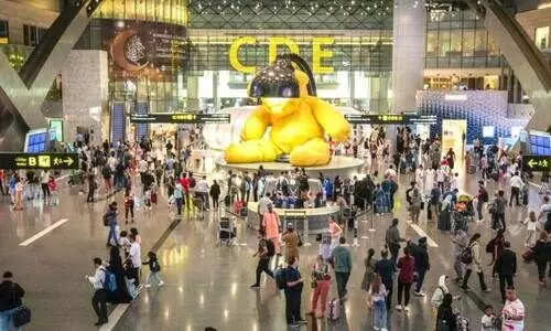 വേ​ന​ല​വ​ധി; വി​മാ​ന​ത്താ​വ​ള​ത്തി​ൽ തി​ര​ക്കേ​റി