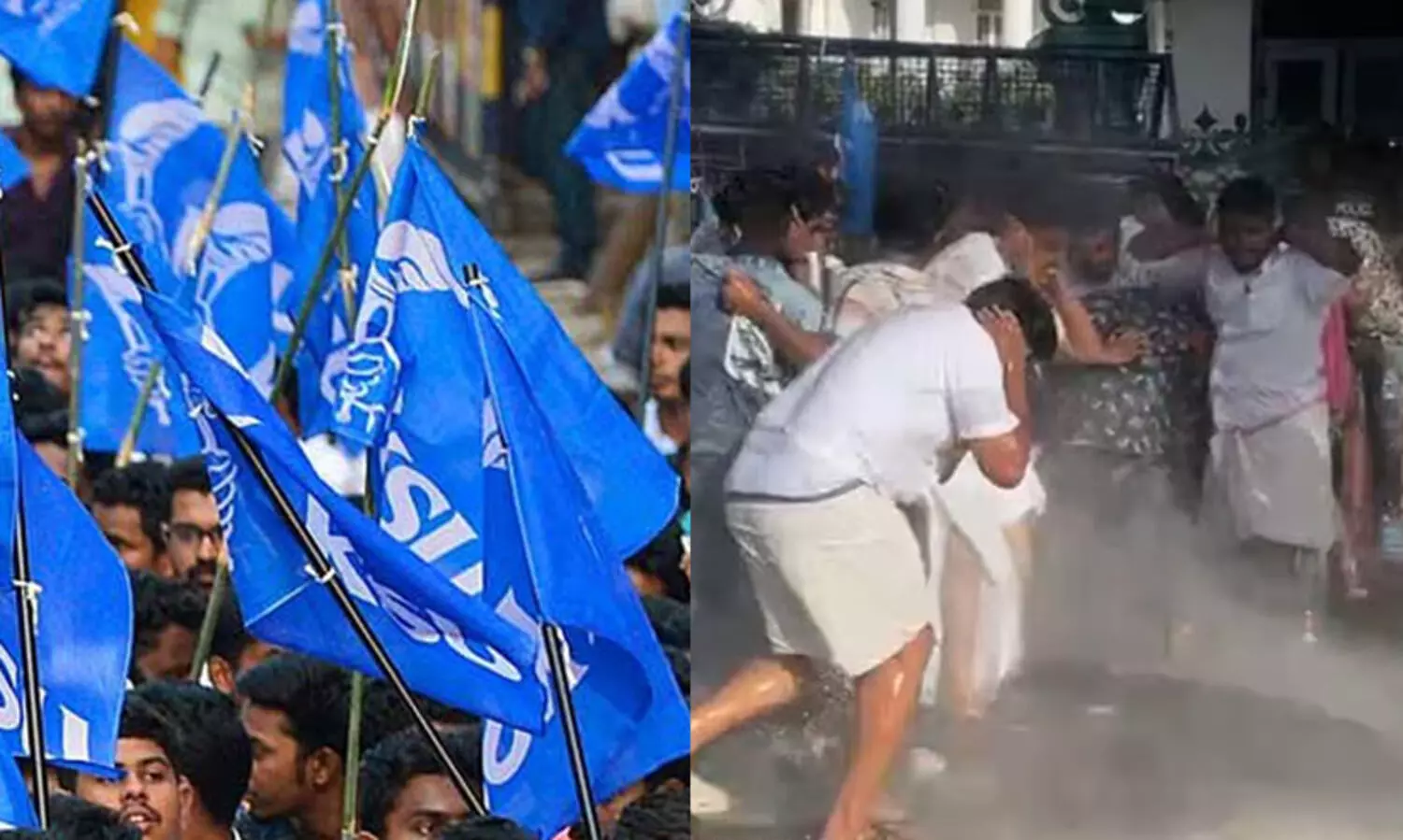 സെക്രട്ടേറിയറ്റിലേക്കുള്ള കെ.എസ്.യു മാർച്ചിൽ സംഘർഷം