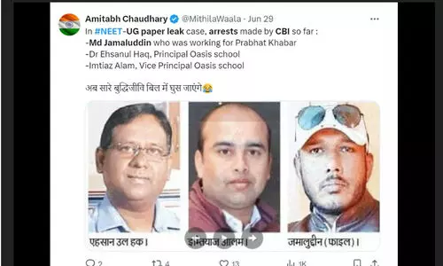 നീറ്റ് അട്ടിമറിക്ക് വർഗീയ നിറം നൽകാൻ ശ്രമം: അറസ്റ്റിലായ 30ലേറെ പേരിൽ മൂന്നുപേരുടെ മതംനോക്കി പ്രചാരണം