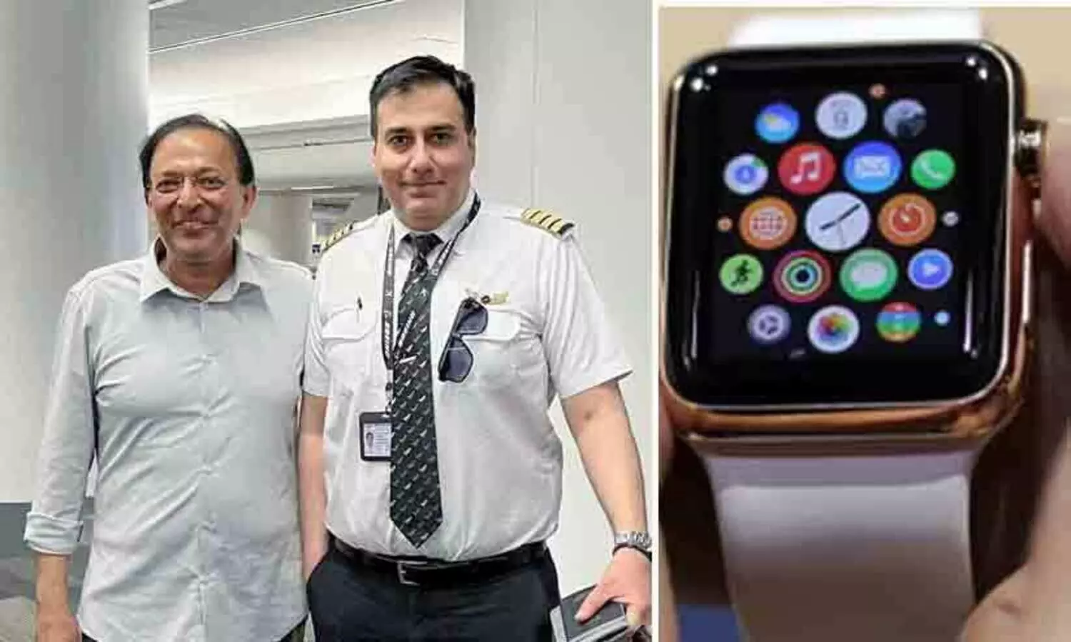 വിമാനത്തിൽ യാത്രക്കാരിക്ക് ദേഹാസ്വാസ്ഥ്യം; രക്ഷയായി സ്മാർട്ട് വാച്ചും മലയാളി ഡോക്ടറും