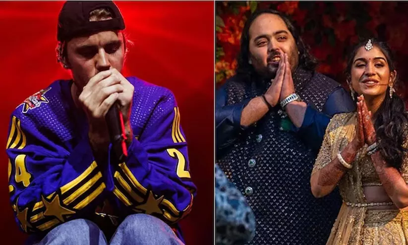 ആനന്ദ് അംബാനിയുടെ വിവാഹചടങ്ങിൽ പാടാൻ ജസ്റ്റിൻ ബീബർ ഇന്ത്യയിൽ; പ്രതിഫലം 83 കോടി