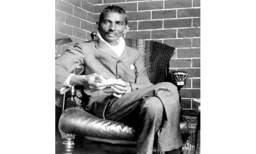 ദക്ഷിണാഫ്രിക്കയിലായിരുന്ന കാലത്ത്​ ഗാന്ധിജി