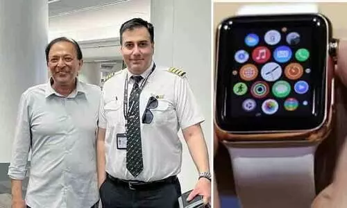 വിമാനത്തിൽ യാത്രക്കാരിക്ക് ദേഹാസ്വാസ്ഥ്യം; രക്ഷയായി സ്മാർട്ട് വാച്ചും മലയാളി ഡോക്ടറും