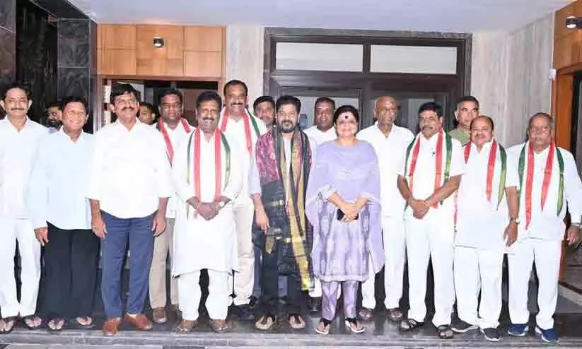 BRS MLCs join congress BRS MLCs join congress
