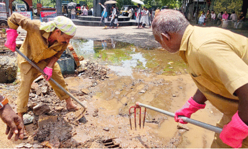 Drains are cleaned Drains are cleaned