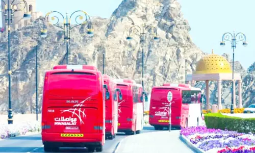 ബ​ലി​പെ​രു​ന്നാ​ൾ അ​വ​ധി: മു​വാ​സ​ലാ​ത്ത്​ ബ​സി​ൽ യാ​ത്ര ചെ​യ്ത​ത്​ ഒ​രു​ല​ക്ഷ​ത്തി​ല​ധി​കം ആ​ളു​ക​ൾ