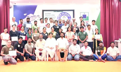 അ​ൽ ഹി​ലാ​ൽ ഹോ​സ്പി​റ്റ​ലി​ൽ യോ​ഗ​ ദി​നാ​ച​ര​ണം