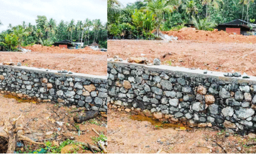 വയലിലെ നീരൊഴുക്ക് തടഞ്ഞ് നിർമാണപ്രവർത്തനങ്ങളെന്ന്
