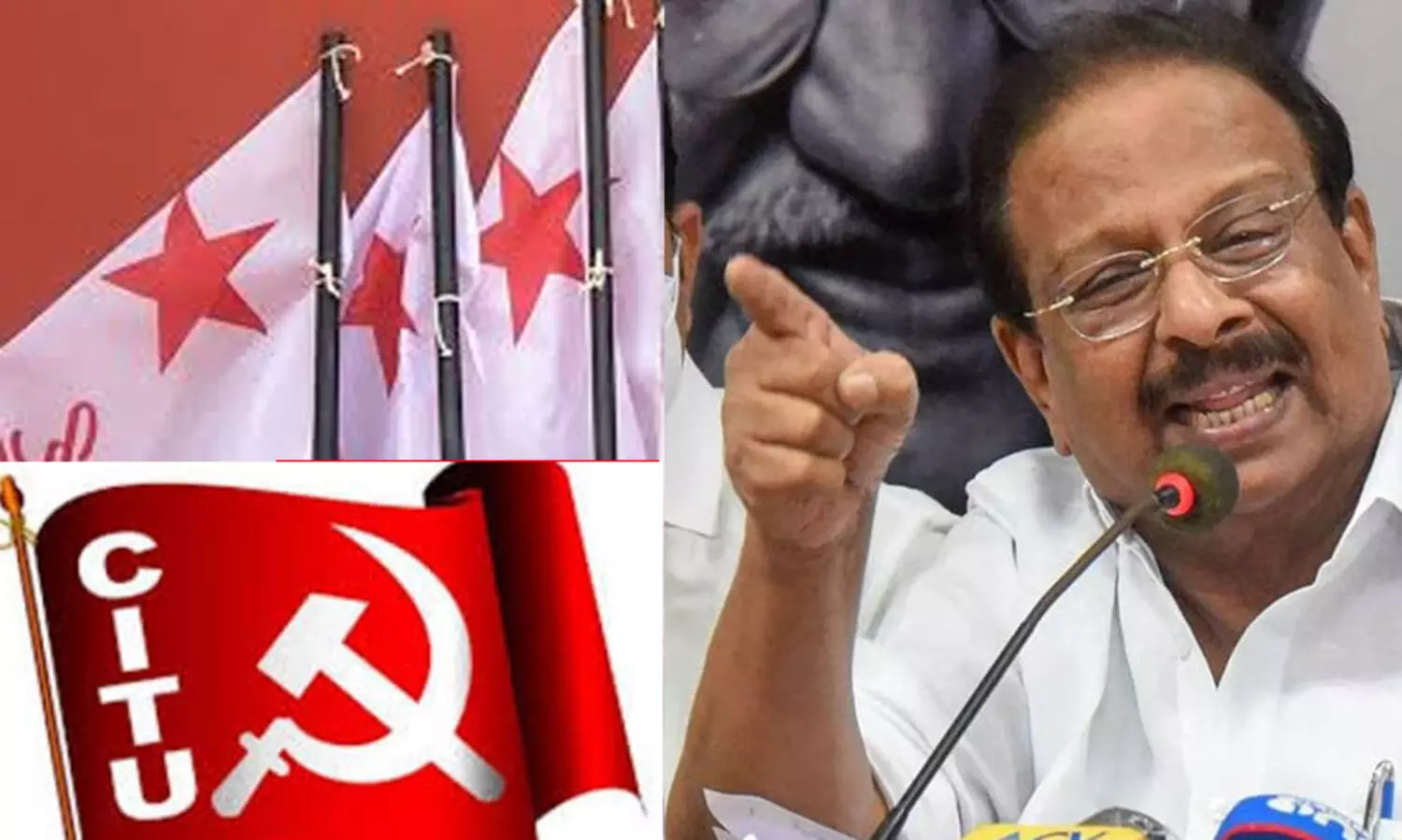 സി.ഐ.ടി.യുവും എസ്.എഫ്.ഐയും ഭീകരത അഴിച്ചുവിടുന്നുവെന്ന് കെ. സുധാകരന്‍