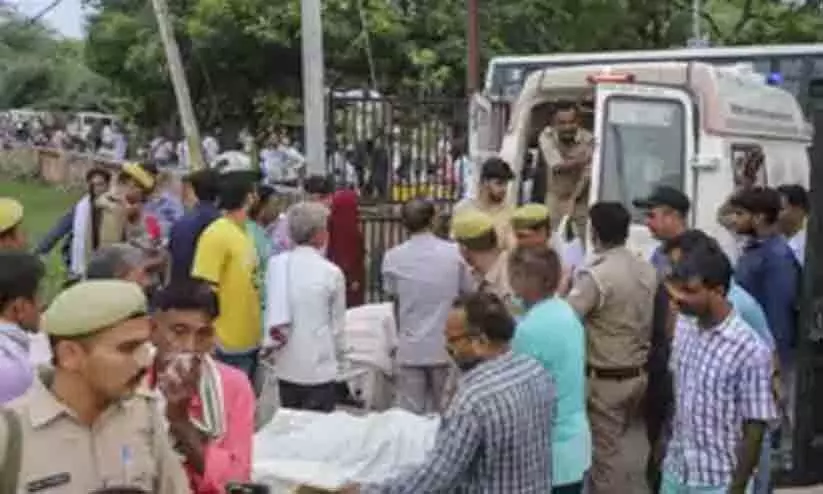 Hathras stampede main accused surrenders in Delhi claims his lawyer