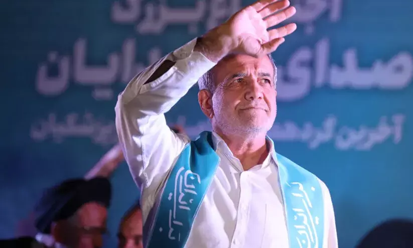 ഇറാൻ പ്രസിഡന്റ് തെരഞ്ഞെടുപ്പിൽ മ​സൂ​ദ് പെ​സ​ഷ്കി​യാ​ന് ജയം