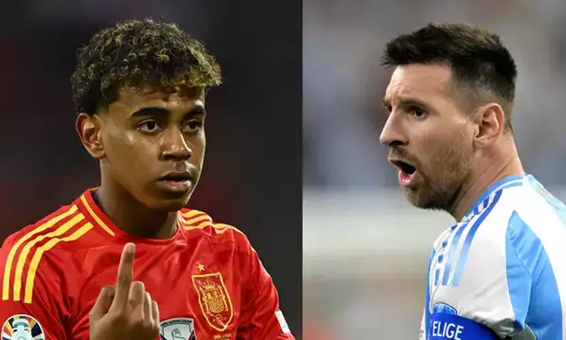 മെസ്സിക്കൊപ്പം കുഞ്ഞു യമാൽ; ഇതിഹാസത്തിനൊപ്പമുള്ള സ്പാനിഷ് താരത്തിന്റെ ചിത്രങ്ങൾ വൈറൽ