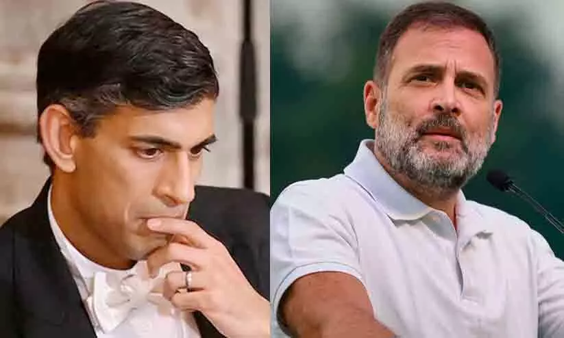 Rishi Sunak, Rahul Gandhi