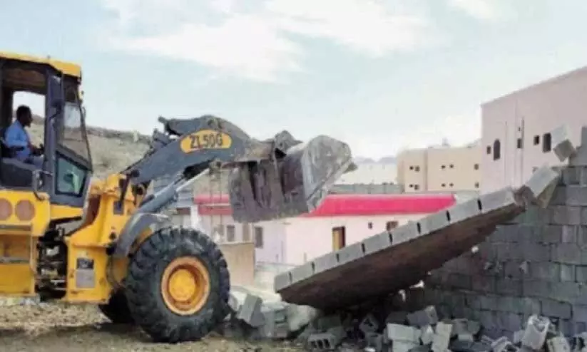 Demolition of illegal constructions Demolition of illegal constructions