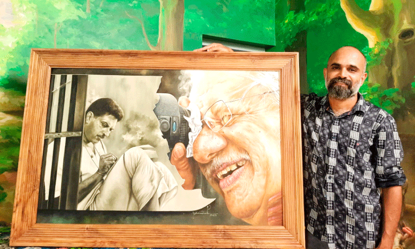 അടൂരിന് വരയാദരം അടൂരിന് വരയാദരം