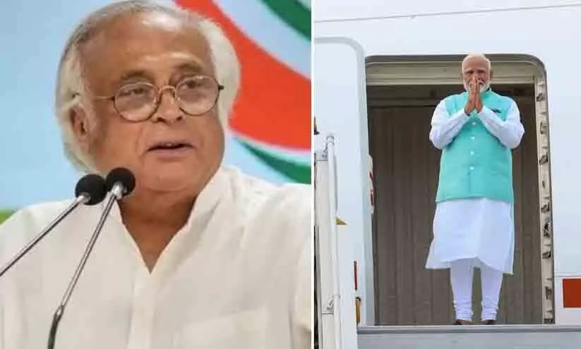 നോൺ ബയോളജിക്കൽ​ പ്രധാനമന്ത്രി മോസ്കോയിലേക്ക് പോകുമ്പോൾ രാഹുൽ ഗാന്ധി അസമും മണിപ്പൂരും സന്ദർശിക്കുന്നു -ജയ്റാം രമേശ്