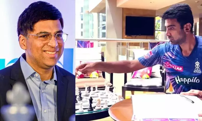 ചതുരംഗക്കളത്തിലും ഇനി അശ്വിന്റെ ചെക്ക്!; രജനികാന്ത് സിനിമയിലെ വരികൾ കുറിച്ച് ആ​ശംസയുമായി വിശ്വനാഥൻ ആനന്ദ്