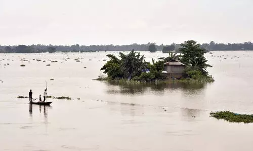 അസം വെള്ളപ്പൊക്കം: സ്ഥിതി മെച്ചപ്പെടുന്നതായി റിപ്പോർട്ട്
