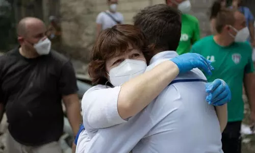 ആശുപത്രിയിലെ റഷ്യൻ ആക്രമണം: ദുഃഖാചരണത്തിൽ യുക്രെയ്ൻ