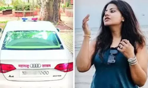 സ്വകാര്യ കാറിൽ ബീക്കൺ ലൈറ്റ്: പുണെയിൽ ഐ.എ.എസ് ട്രെയിനിയെ സ്ഥലം മാറ്റി