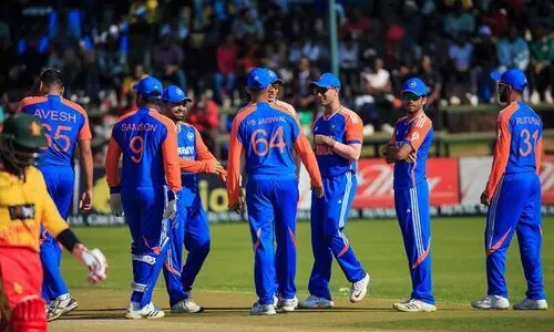 ഹരാരെയിൽ വിജയം തുടർന്ന് ഇന്ത്യ; സിംബാബ്​‍വെ വീഴ്ത്തിയത് 23 റൺസിന്