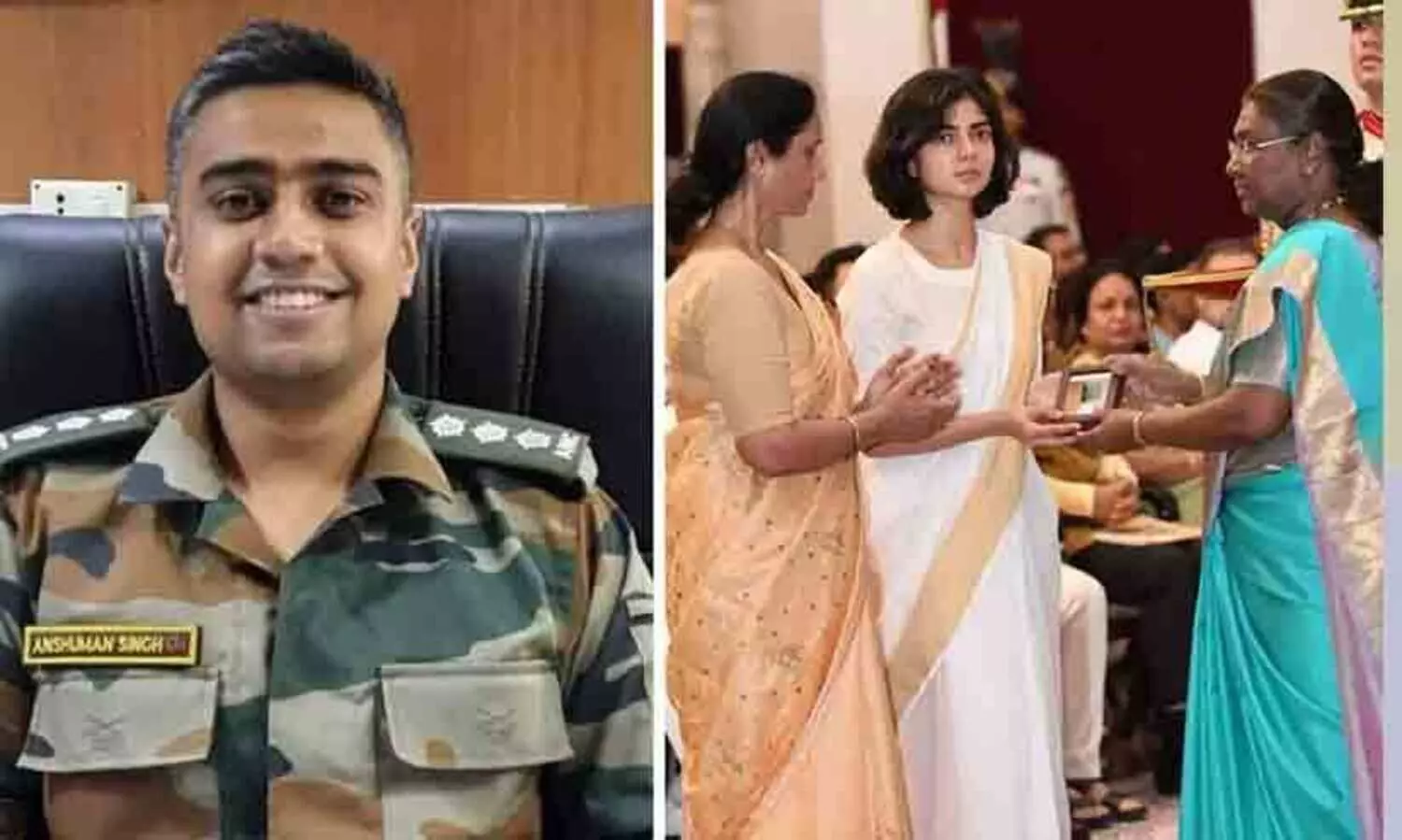 കീർത്തി ചക്ര മരുമകൾ കൊണ്ടുപോയി; ഒന്നു തൊടാൻ പോലും സാധിച്ചില്ല -ക്യാപ്റ്റൻ അൻഷുമാൻ സിങ്ങിന്റെ മാതാപിതാക്കൾ