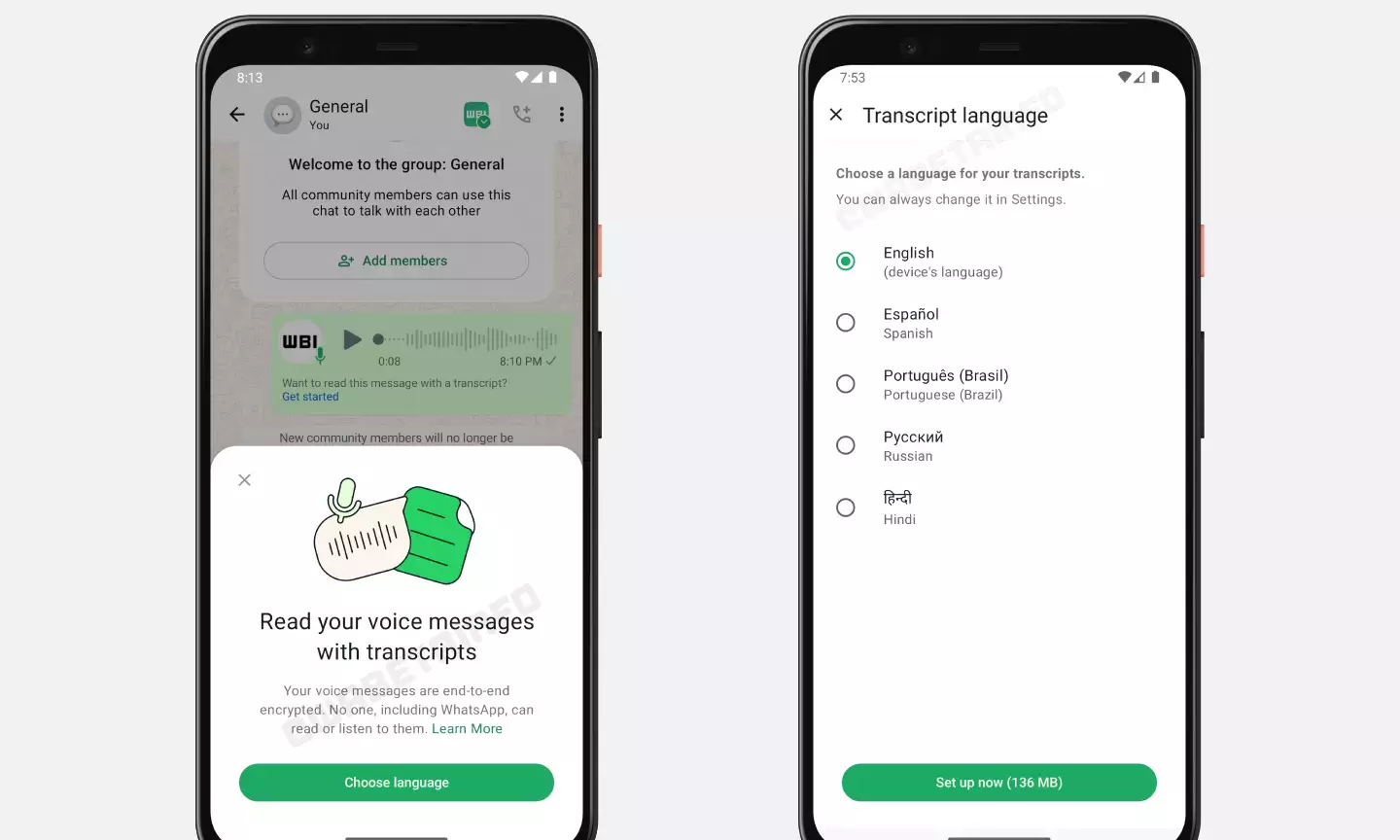 ഇനി ​വോയ്സ് മെസേജുകൾ കേൾക്കേണ്ട, വായിക്കാം; കിടിലൻ ഫീച്ചറുമായി വാട്സാപ്പ്